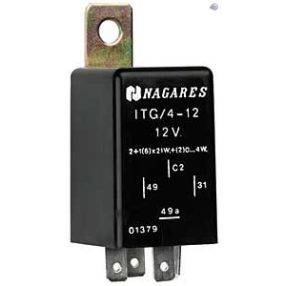 5000616130 - Indexrelé 12v 4 lábas Nagares