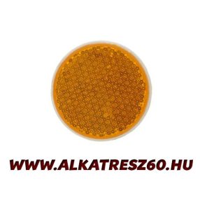 5000805948 - Prizma kerek sárga 80mm öntapadós