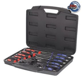 Csavarhúzó készlet üthető, dobozban