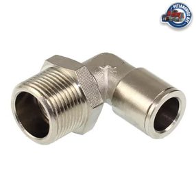 Légfékcső csatlakozó fém L 22x1,5x12 műanyagcső