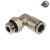Légfékcső csatlakozó fém L 12x1,5x8