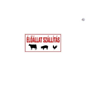 6877 - Matrica élőállat szállítás
