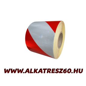 81143141B - Fényvisszaverő csík piros-fehér bal 141mm