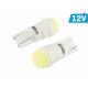 CM58258 - Izzó led 12V W5W T10 COB led pár