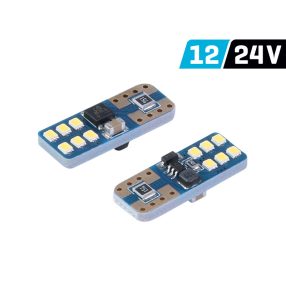 CM58261 - Izzó led 12V/24V W5W Canbus pár