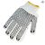 E0000174 - Munkakesztyű, vásznas pöttyös