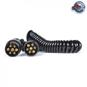 Elektromos kábel 12V 7pólus spirál (X3560)