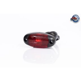 Ledes helyzetjelző lámpa piros ovál (P0146)