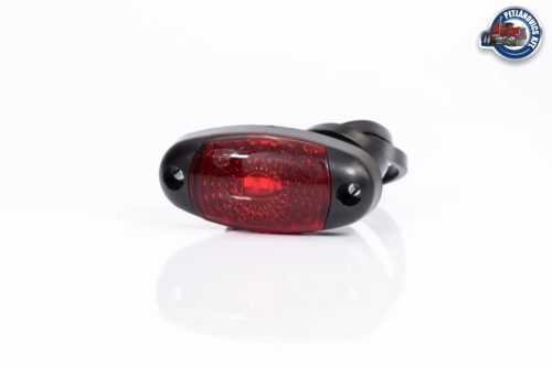 Ledes helyzetjelző lámpa piros ovál (P0146)