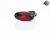 Ledes helyzetjelző lámpa piros ovál (P0146)