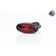 Ledes helyzetjelző lámpa piros ovál (P0146)