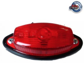 Helyzetjelző lámpa piros ovális (P3519)