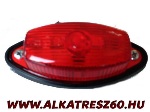 L1021 - Helyzetjelző lámpa piros ovális