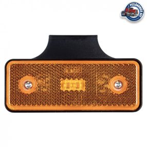 Helyzetjelző ledes lámpa sárga talpas (P3540)