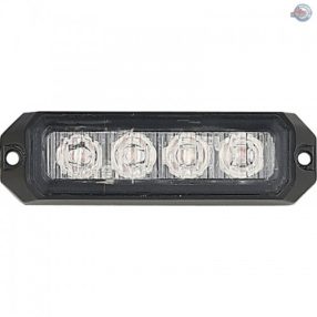 LW0025 - Sárgavillogó ledes 4 led 12/24V