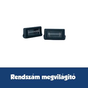 Rendszám megvilágító