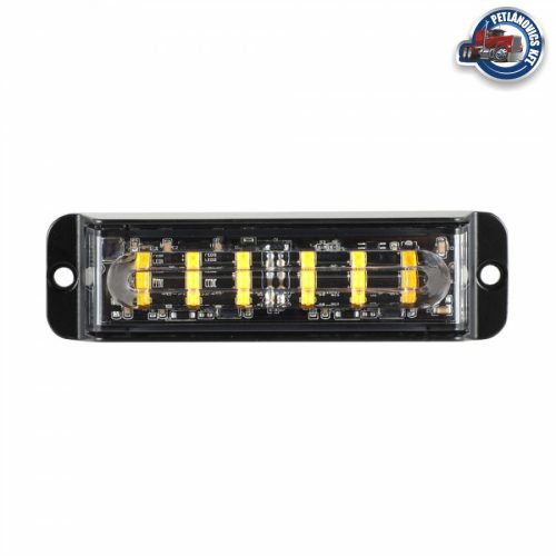 Sárgavillogó ledes 6 led